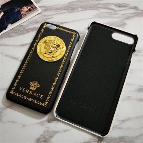 Versace IPhone X leather phone case 